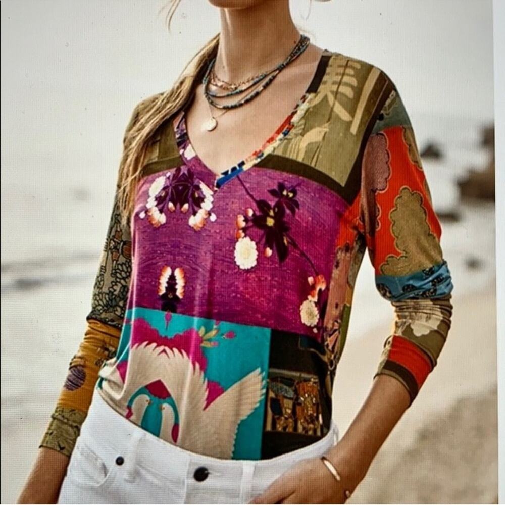 NWOT Johnny was Tokyo favorite bamboo long sleeve size S - Picture 3 of 9